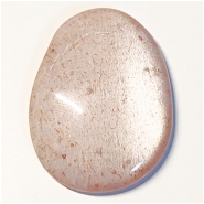 1 Moonstone AA Freeform Oval Gemstone Cabochon Peach (N) 26.4 x 33.9mm