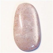 1 Moonstone AA Freeform Oval Gemstone Cabochon Peach (N) 22.3 x 39.7mm