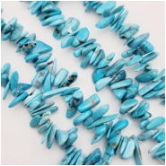 Hubei Turquoise Large Chip Gemstone Top Drilled Beads (S) 1 to 17mm 16 inches