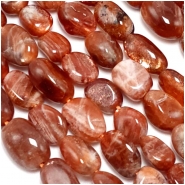 Sunstone Nugget Gemstone Beads (N) 6.8 x 7.4mm to 7.3 x 13.8mm 16.25 inches