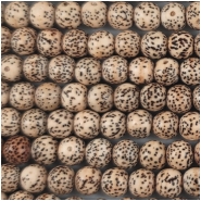 Bodhi Lotus Seed Near Round Beads (N) Approximate size 7mm 29 inches