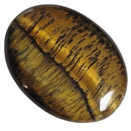 Tiger Eye Oval Gemstone Cabochon (H) 30.3 x 40.35mm