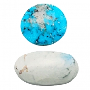Turquoise North American 2 Piece Mix Backed Gemstone Cabochons (S) 18.2 x 19.9mm to 14.7 x 27mm