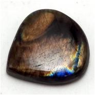 1 Labradorite Teardrop Gemstone Cabochon (N) 34.25 x 34.9mm