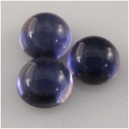1 Iolite round cabochon loose cut gemstone (N) Approximately 7mm