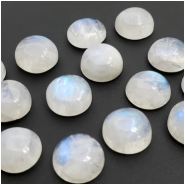 1 Rainbow Moonstone Round Cabochon Loose Cut Gemstone (N) Approximate size 8.70 to 9.21mm