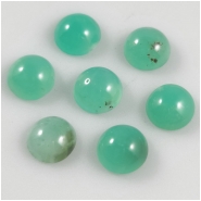 1 Chrysoprase 8mm Round Gemstone Cabochon (N) 7.8 to 8.25mm  CLOSEOUT