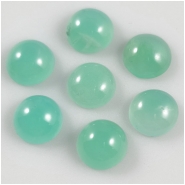 1 Chrysoprase 9mm Round High Dome Gemstone Cabochon (N) Approximate Size 8.8 to 9.2mm