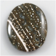 Ocean Jasper Oval Gemstone Cabochon (N) Approximate Size 26.45 x 32mm