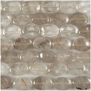Rutile Quartz Oval Gemstone Beads (N) Approximate Size 9.5 x 14.4mm to 10.5 x 15.7mm 15.75 inches