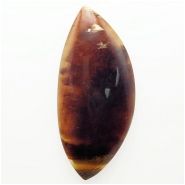 Indonesian Blue Amber Gemstone Pendant (N) 30.6 x 69.5mm