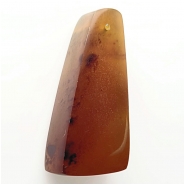 Indonesian Blue Amber Gemstone Pendant (N) 23.7 x 52.75mm