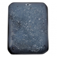 Druzy Agate Gemstone Pendant (D) 30.54 x 39.53mm