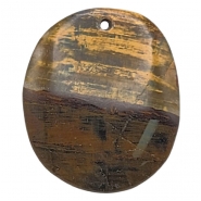 Tiger Iron Gemstone Pendant (N) 32 x 37.5mm