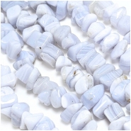 Blue Lace Agate Gemstone Chip Beads (N) 1.6 to 12mm 36 inches