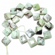 Chrysoprase Diamond Gemstone Beads (N) 16.4 to 18.7mm 16 inches