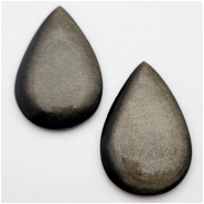 Golden Sheen Obsidian Teardrop Gemstone Cabochon (N) Approximate size 30 x 45mm