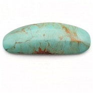 Hubei Turquoise Freeform Gemstone Cabochon (S) Approximate size 17.28 x 46.25mm