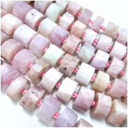 Kunzite Faceted Wheel Gemstone Beads (N) 11mm 5 inches