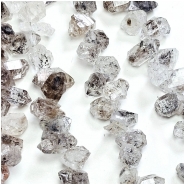 Herkimer Diamond Quartz Top Drilled Gemstone Beads (N) 7.2 to 12.5mm 8 inches
