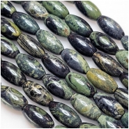 Kambaba Jasper Oval Barrel Gemstone Beads (N) 16 x 18mm 16 inches