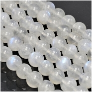 Rainbow Moonstone A Grade Faceted Coin Gemstone Beads (N) 6mm 15.25 inches