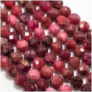 Ruby Faceted Round Gemstone Beads (N)5.75mm 15 inches