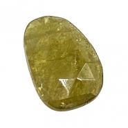 1 Sphene Rose Cut Grade AA Gemstone Cabochons (N) 8.82 x 12.93mm