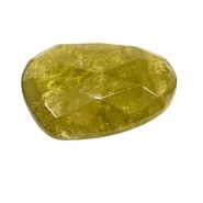 1 Sphene Rose Cut Grade AA Gemstone Cabochons (N) 9.7 x 13mm