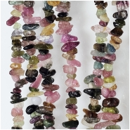 Tourmaline Chip Grade A Gemstone Beads (N)  2.7 to 10.8mm 32 inches