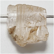 1 Kunzite Raw Freeform Large Hole Gemstone Pendant (N) 23.35 x 25.2mm