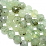 Prehnite Micro Faceted Round Gemstone Beads (N) 10mm 15.25 inches